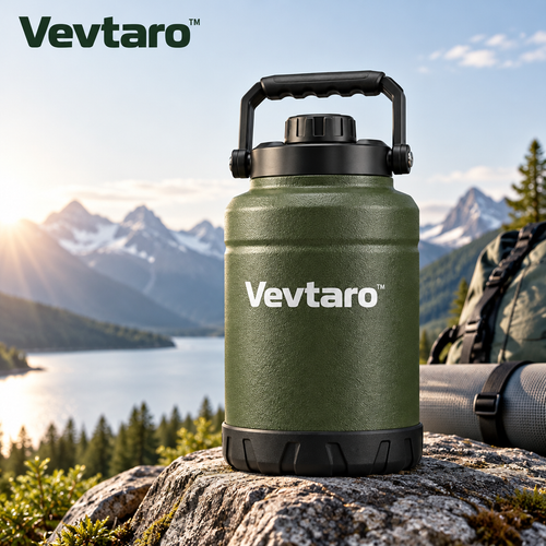Vevtaro™ 64 oz Vacuum Insulated Stainless Steel Water Jug with Handle — Lifestyle